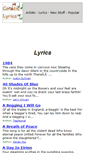 Mobile Screenshot of celtic-lyrics.com